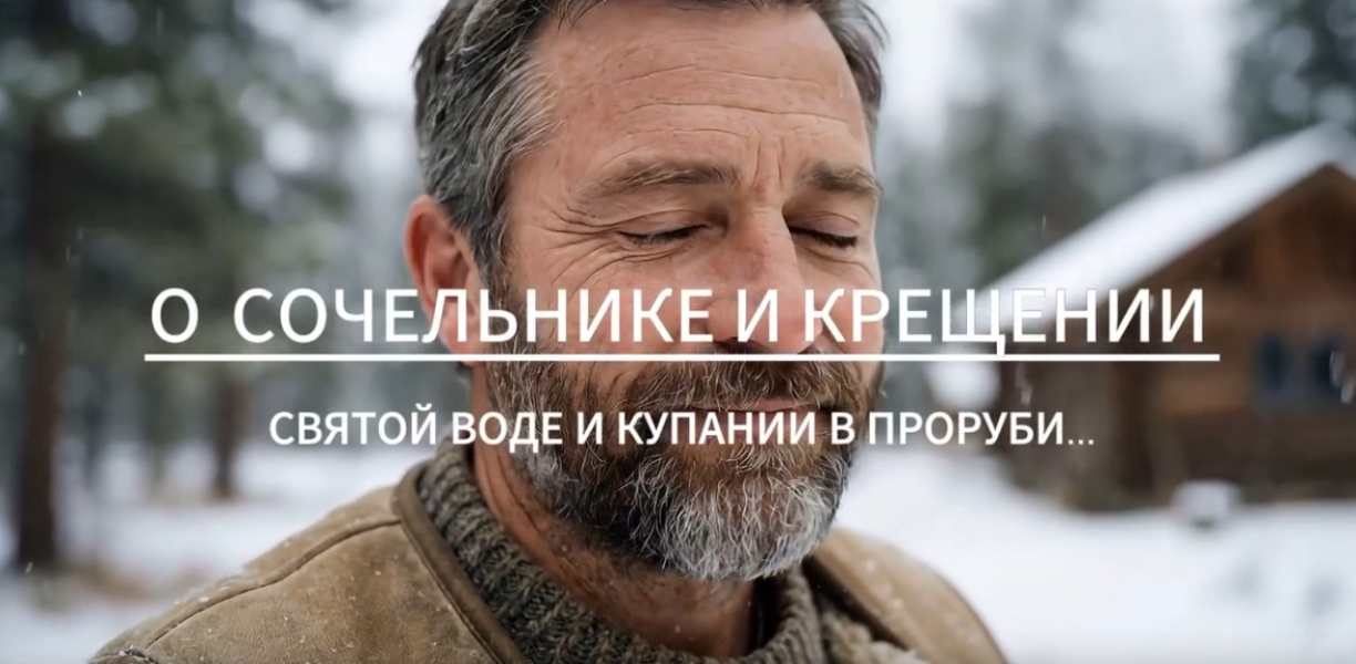 О КРЕЩЕНИИ И СОЧЕЛЬНИКЕ - Слово о сути, а не о внешнем .. |БЕЛЫЙ СВЕТ0
