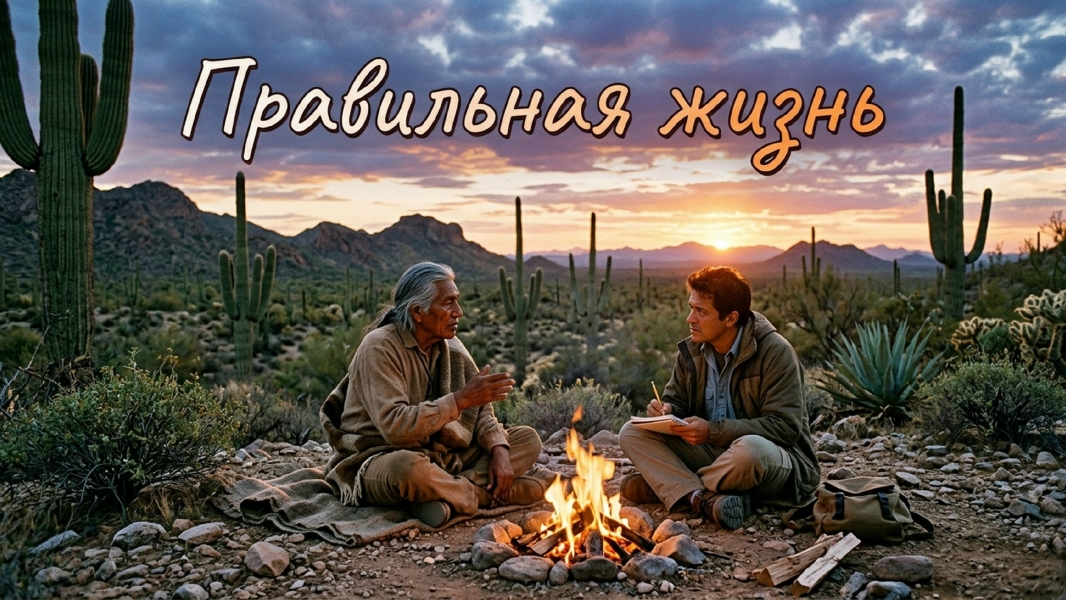 А что такое правильная жизнь? Жизнь сознательная, сильная, бесстрашная. То есть,0