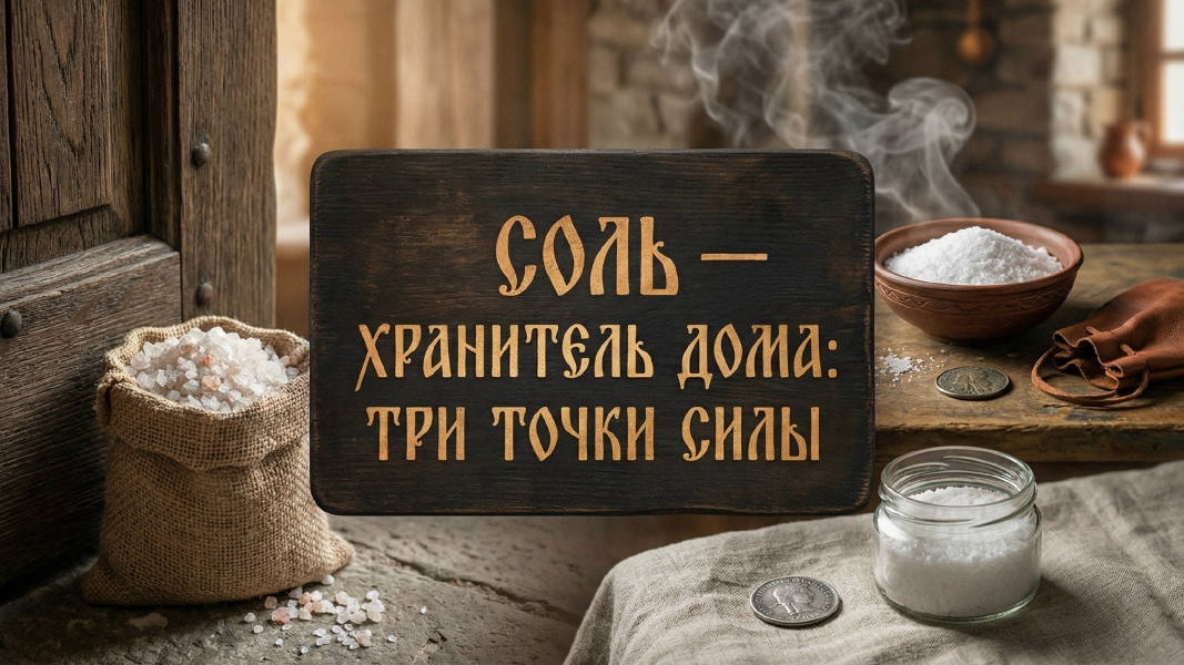 СОЛЬ ХРАНИТЕЛЬ ДОМА: ТРИ ТОЧКИ СИЛЫ, КОТОРЫЕ ВЕРНУТ ПОРЯДОК В ВАШУ ЖИЗНЬ .. |БЕЛЫЙ СВЕТ0