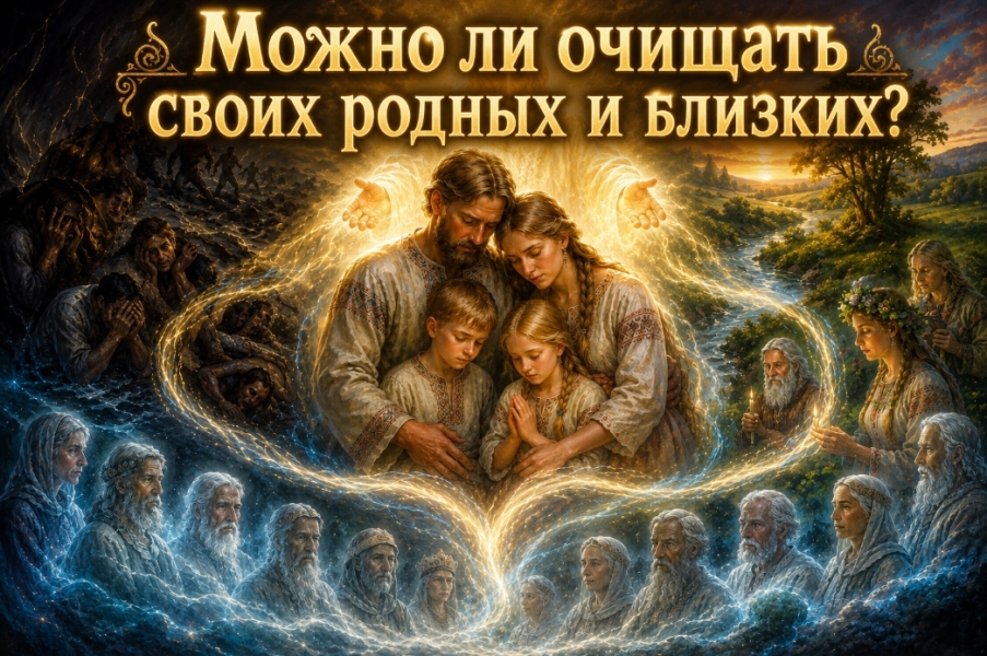 Можно ли очищать своих родных и близких, можно ли без спроса .. |БЕЛЫЙ СВЕТ0