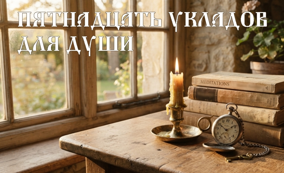 ПЯТНАДЦАТЬ УКЛАДОВ ДЛЯ ДУШИ .. |БЕЛЫЙ СВЕТ0